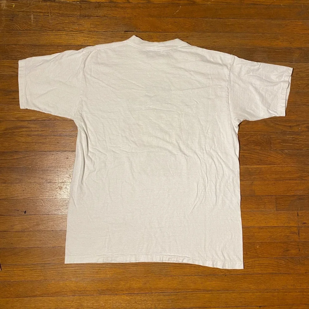 1989 Schmidts Frankfurt‎ Biergarten Deutschland T Shirt L Beer Graphic Tee